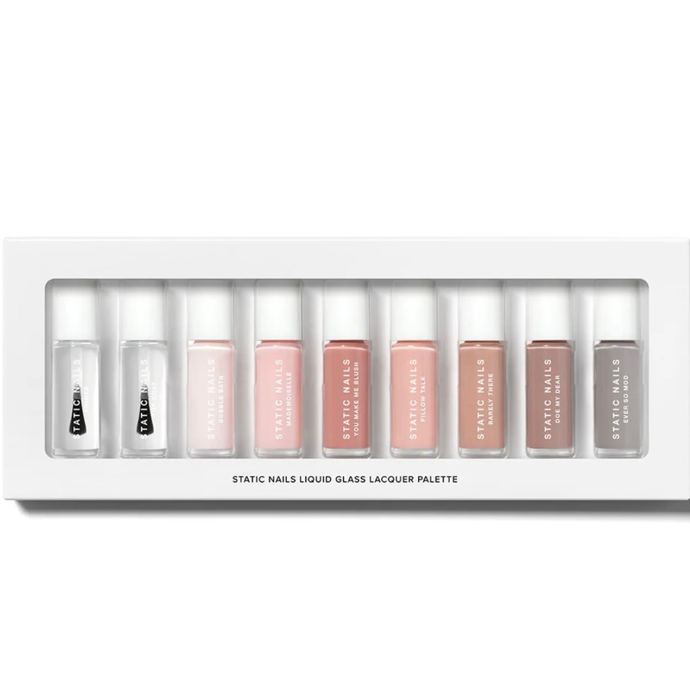 Static Nails Liquid Glass Lacquer Palette New